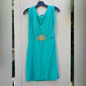 Trina turk mini dress beaded